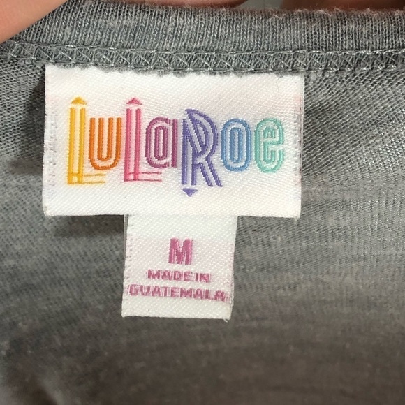 Lularoe Floral Sleeve Randy Shirt Medium - Picture 4 of 7